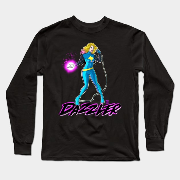 Astonishing Dazzler Long Sleeve T-Shirt by sergetowers80